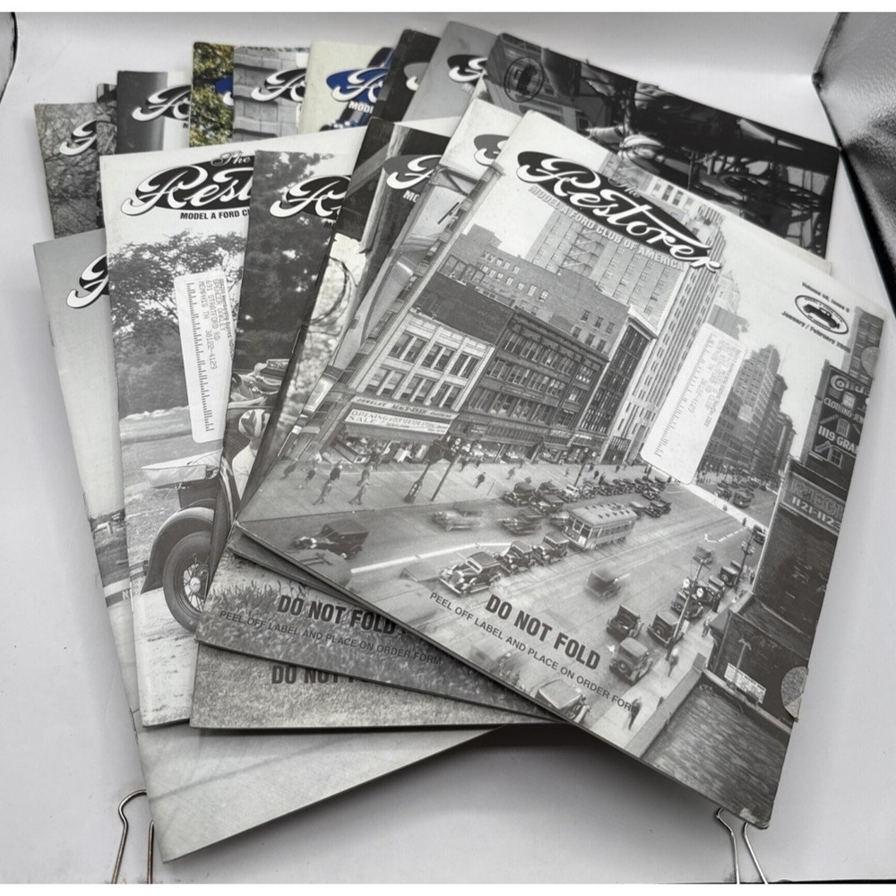 The Restorer Ford Model "A" Club Magazine 16 Issues 2000s